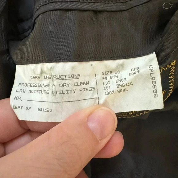 Brooks Brothers 39R Makers Brookseases Slate Gray 100% Wool Men's Suit Jacket - Picture 11 of 11